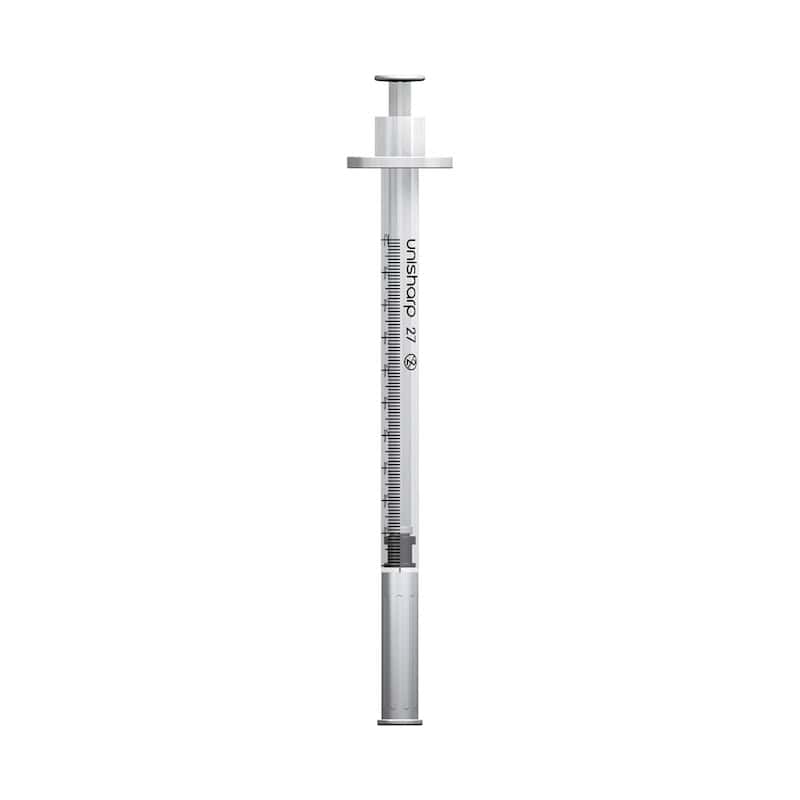 Buy 1ml 27G HGH needle syringe South Africa online Direct Peptides